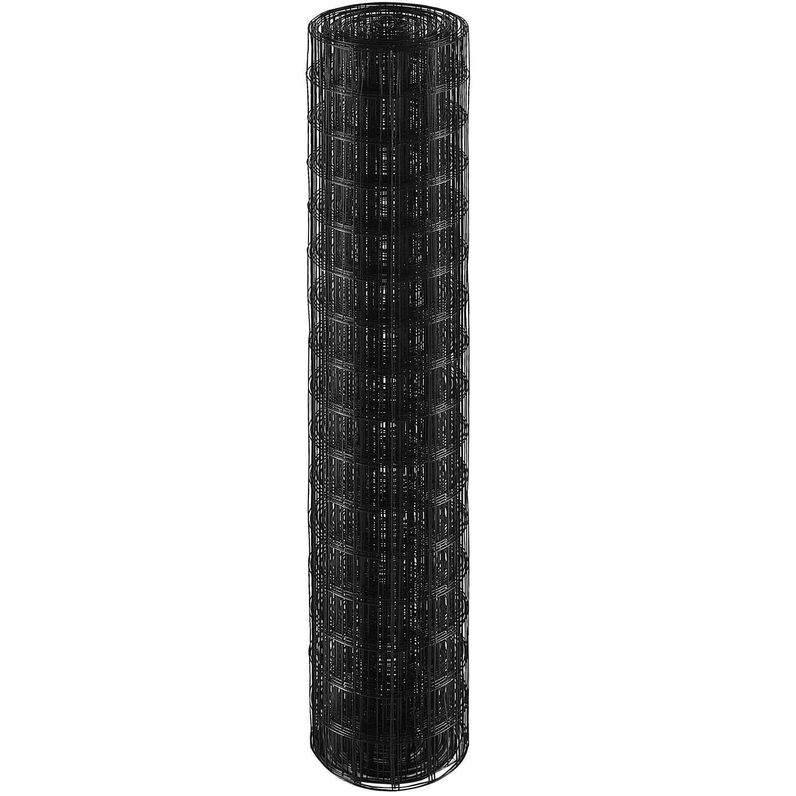 Siatka druciana ocynkowana VEVOR 1220x15240mm, rolka, ogrodzenie z siatki, metalowa siatka druciana z powłoką winylową do barier dla kurników, ogrodzeń dla królików i węży, wybiegów dla drobiu