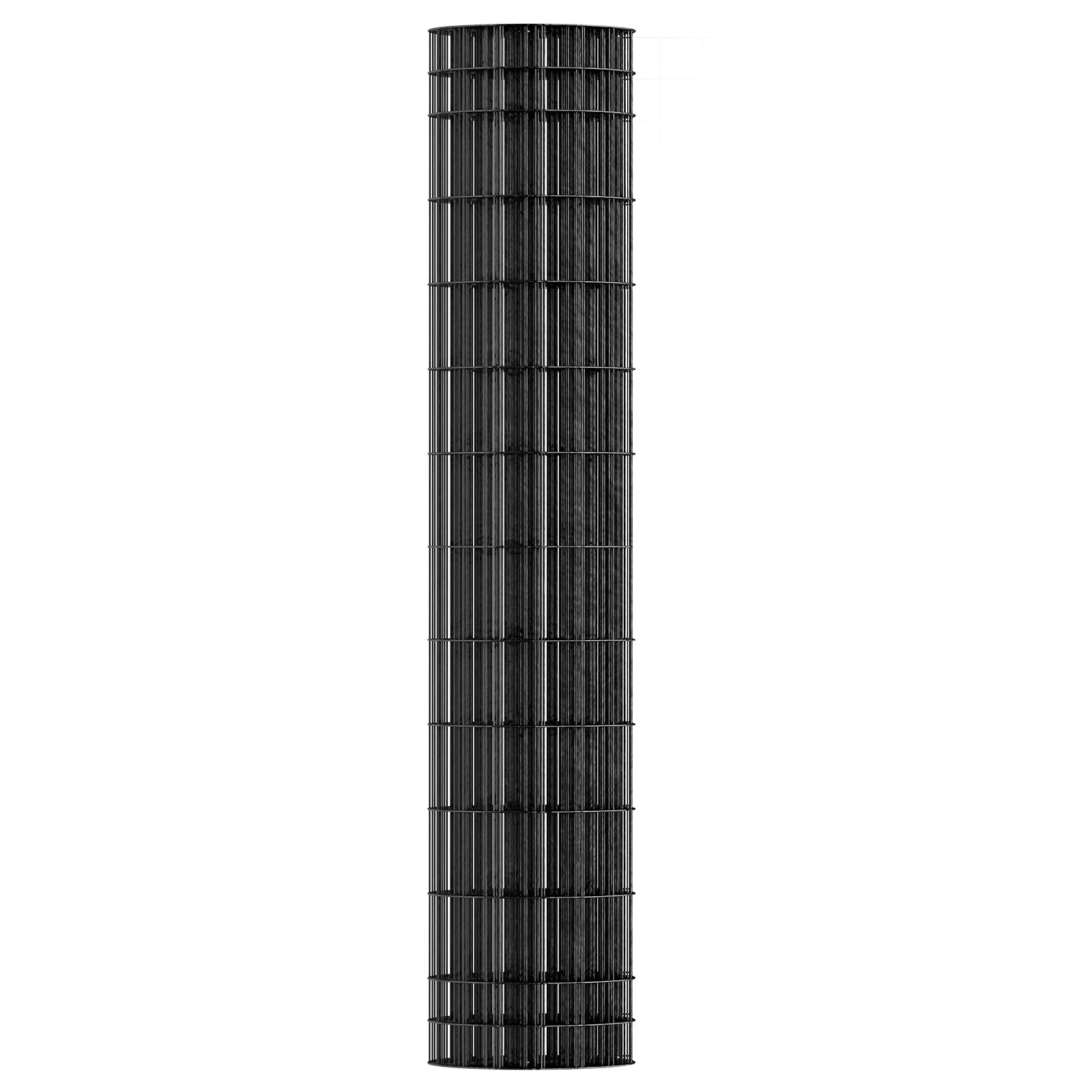 Ogrodzenie ogrodowe VEVOR, 122 cm x 15,2 m, rozmiar oczek 5,08 x 10,16 cm, φ2,25 mm, ocynkowane ogrodzenie z drutu stalowego dla bydła, świń i owiec, ogrodzenie dla zwierząt hodowlanych pokryte winylem, do wybiegów dla zwierząt, drut klatkowy