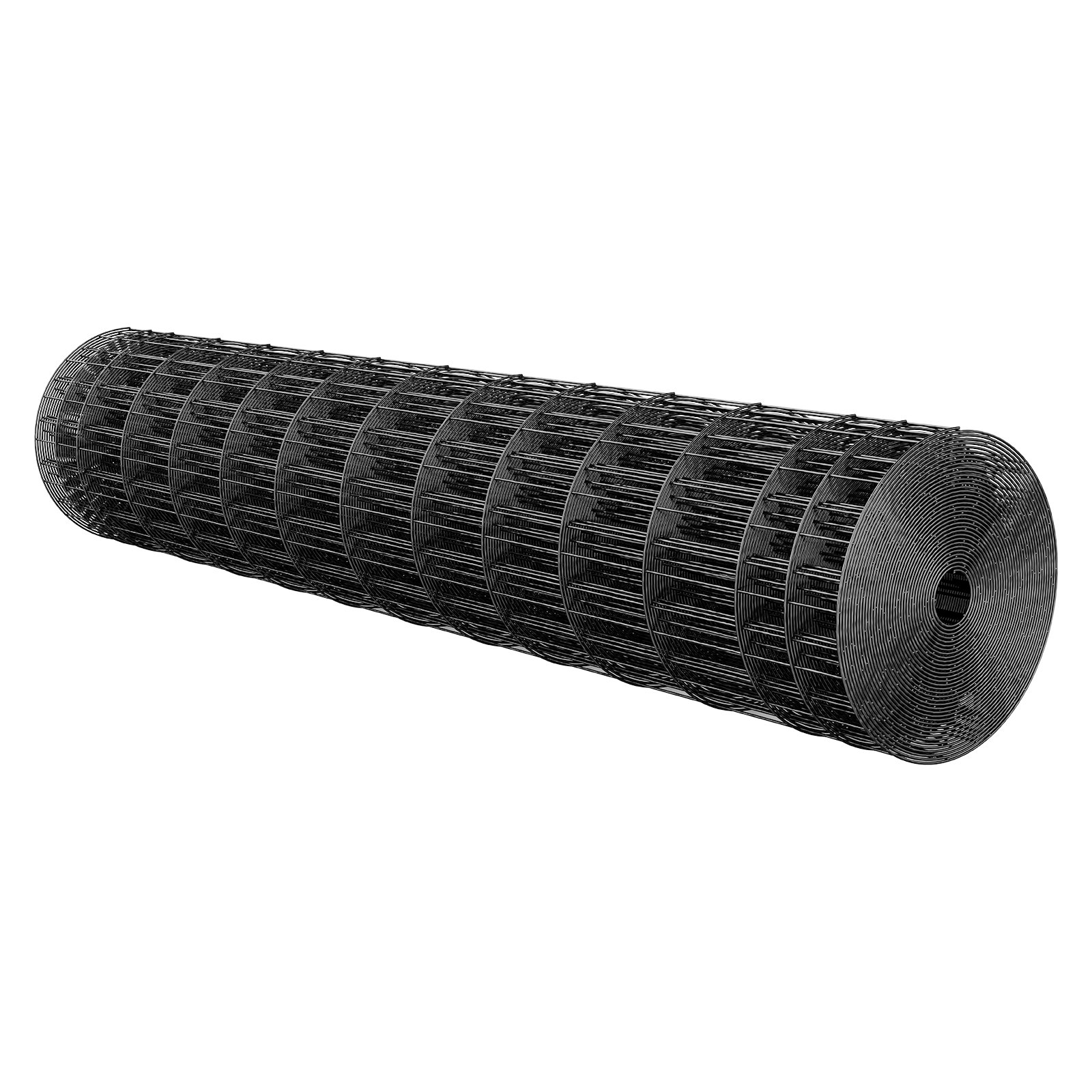 Ogrodzenie ogrodowe VEVOR, 122 cm x 15,2 m, rozmiar oczek 5,08 x 10,16 cm, φ2,25 mm, ocynkowane ogrodzenie z drutu stalowego dla bydła, świń i owiec, ogrodzenie dla zwierząt hodowlanych pokryte winylem, do wybiegów dla zwierząt, drut klatkowy