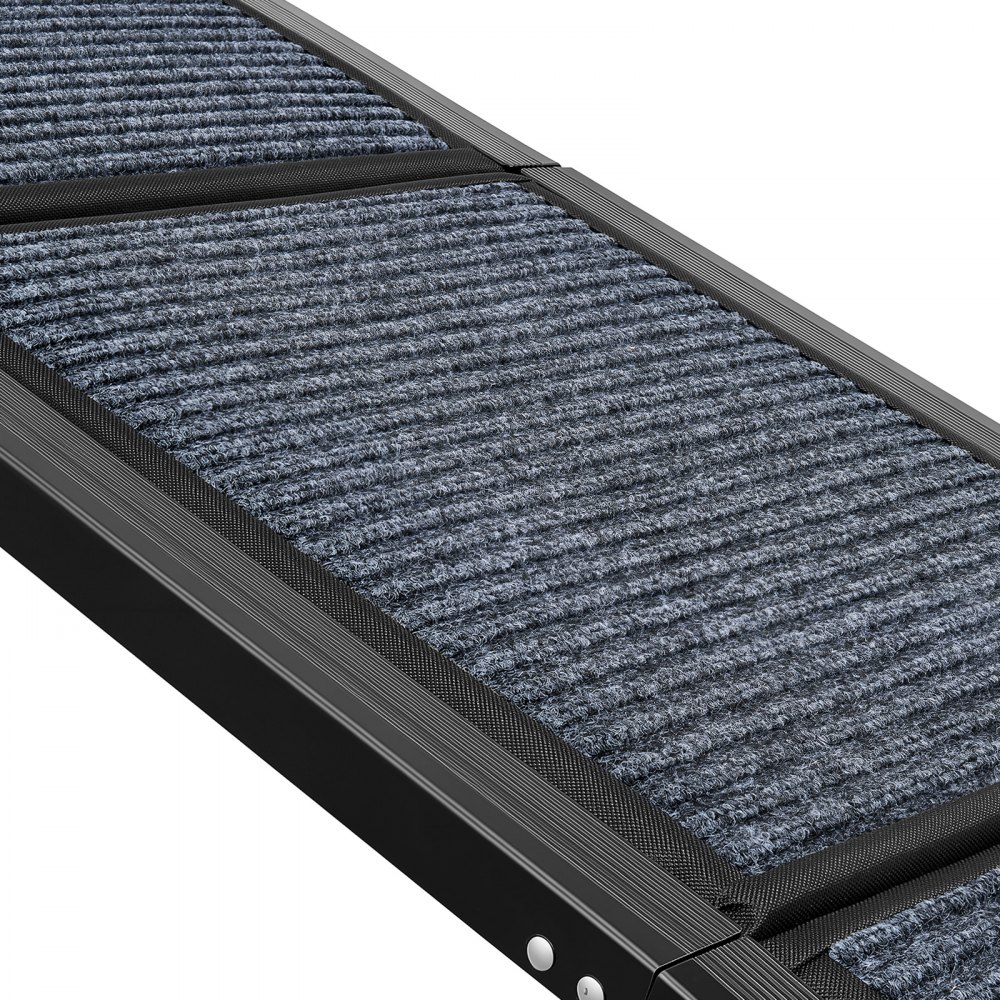 Rampa dla psa VEVOR, 160 x 43,2 cm, składana rampa samochodowa dla psów średnich i dużych psów do 113 kg, schody dla psa z antypoślizgową powierzchnią z filcu, przenośna pomoc w wejściu do SUV-ów i ciężarówek