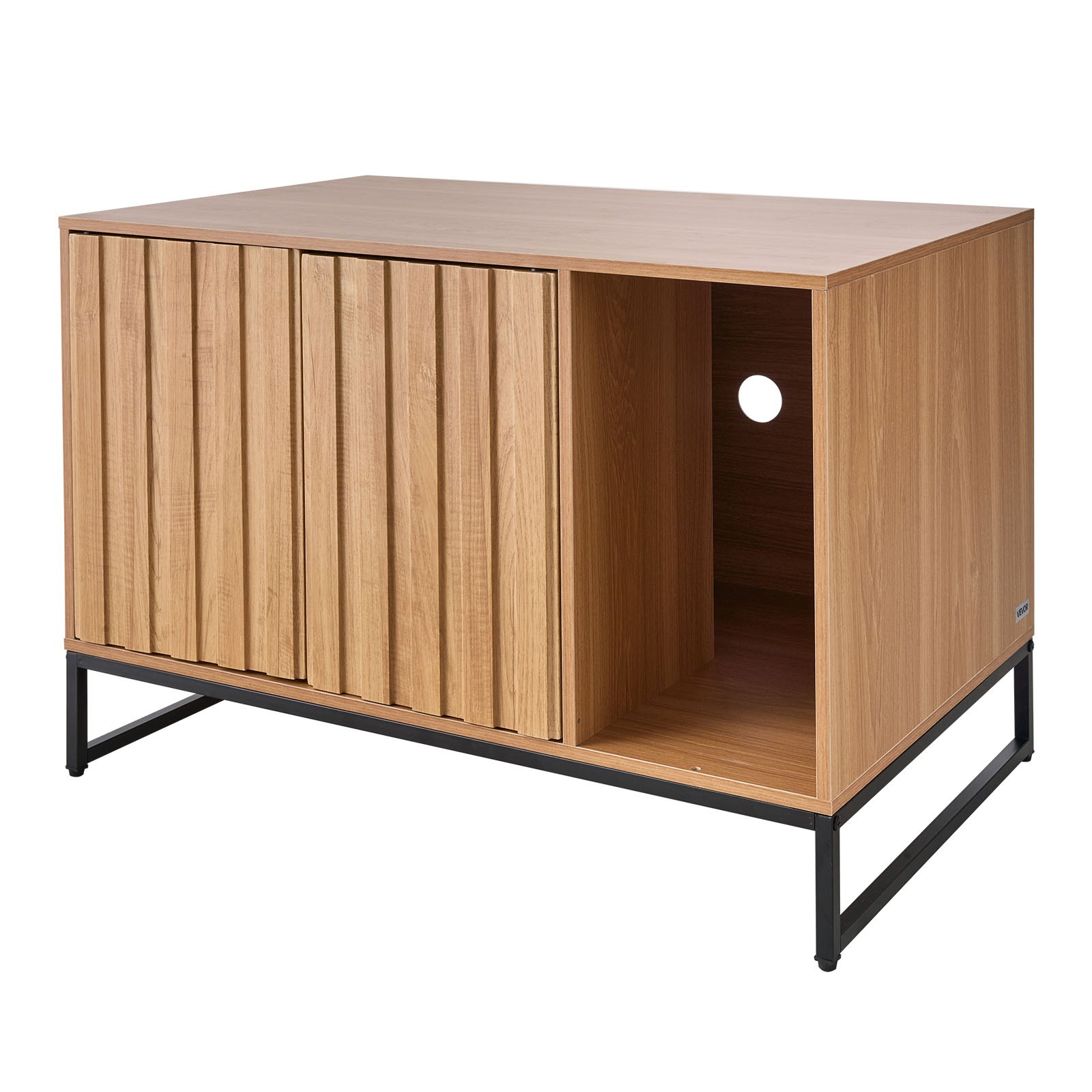 Szafka dla kota VEVOR, 800x510x568 mm, kuweta dla kota z matą do drapania i schowkiem, szafka na kuwetę dla kota, domek dla kota, pasuje do większości kuwet, do sypialni i salonu