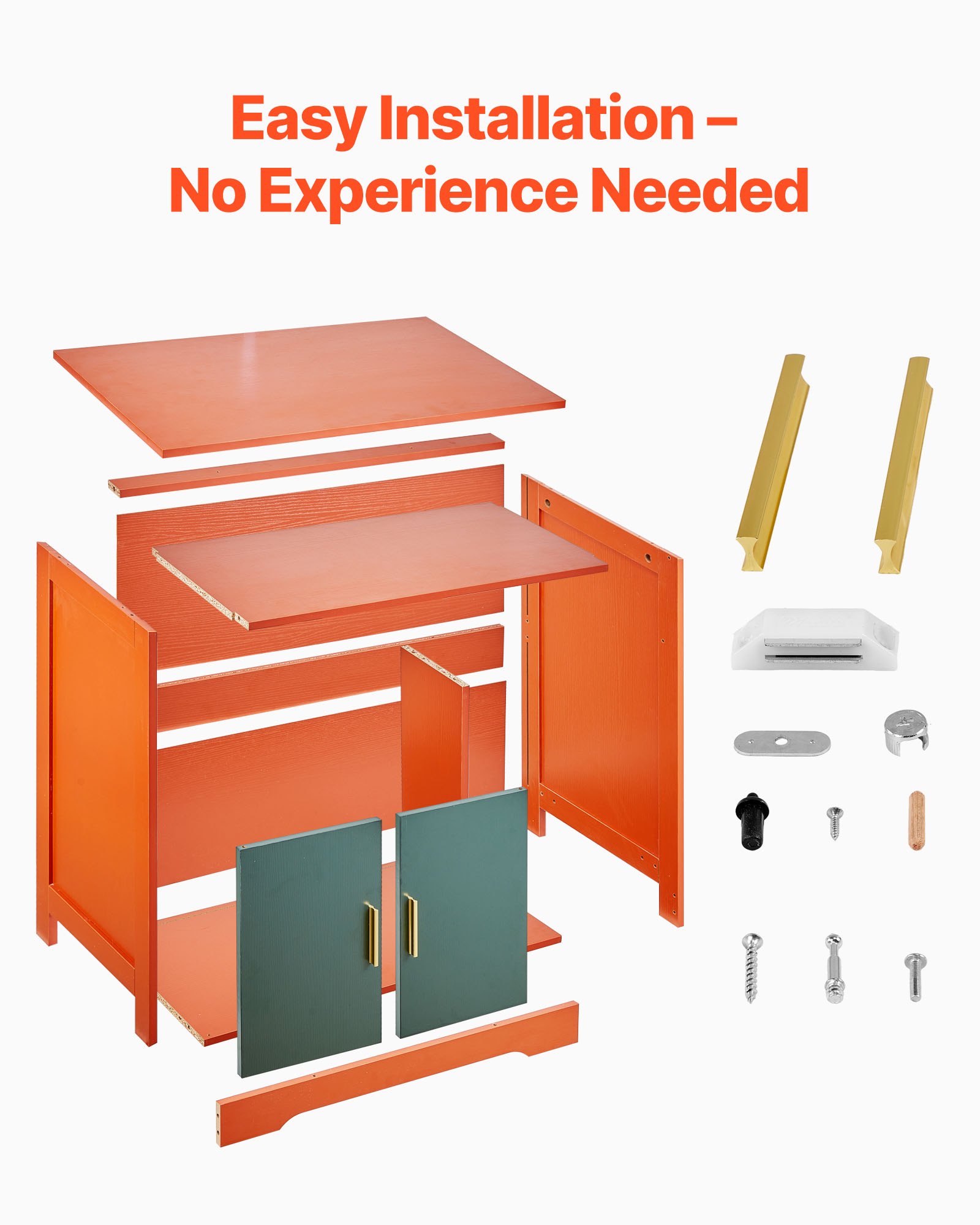 VEVOR Szafka na kuwetę dla kota 792x430x710 mm, szafka na kuwetę z półką i miejscem do przechowywania, nowoczesny styl, drewniana, domowa, pasuje do większości kuwet dla kotów, czerwona i zielona