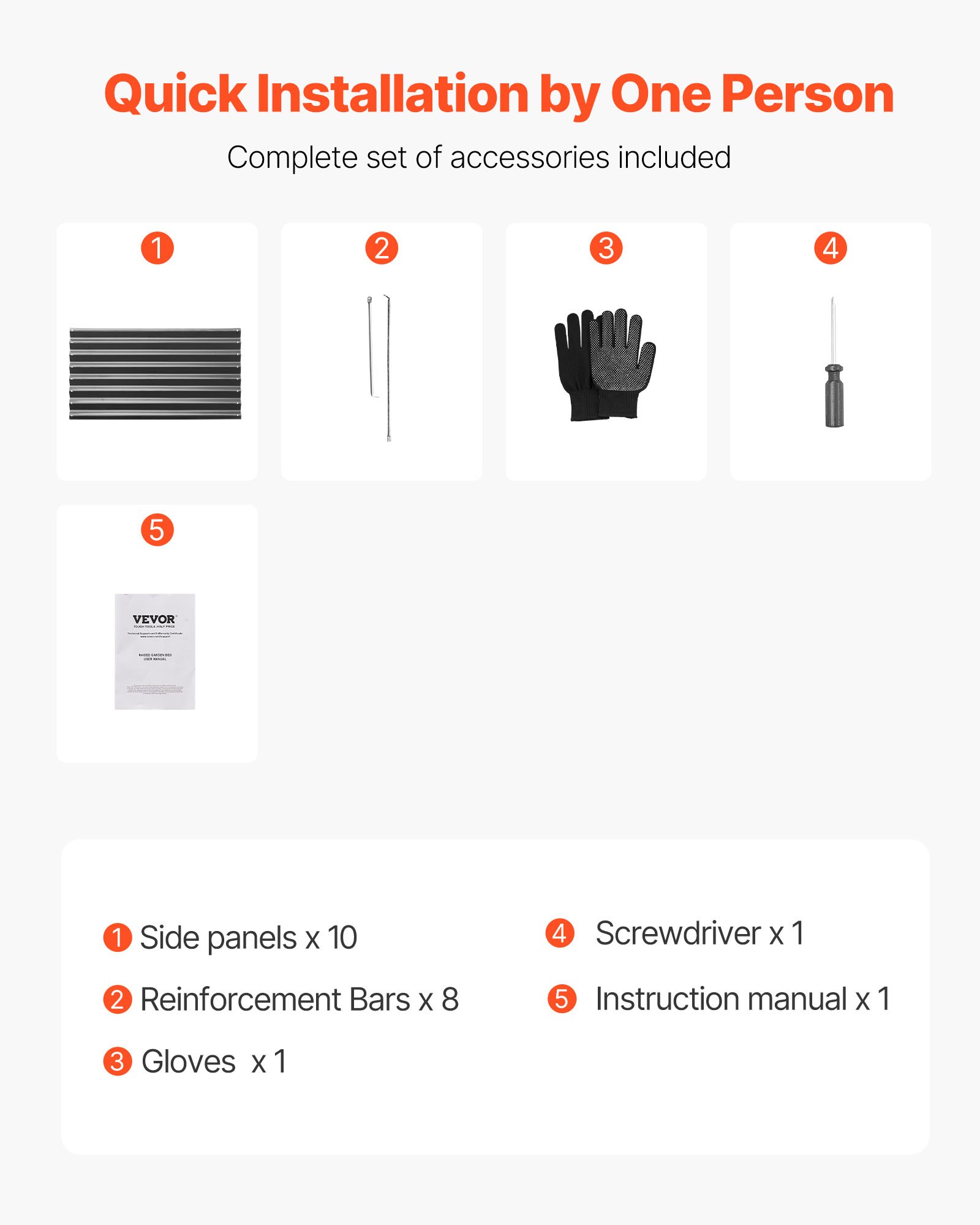 VEVOR Podwyższona grządka ogrodowa, metalowa, 2000x600x420 mm, grządka do sadzenia, grządka warzywna, donica z otwartym dnem i zaokrąglonymi krawędziami, grządka kwiatowa, grządka ziołowa, idealna do warzyw, kwiatów, ziół i sukulentów, owalna