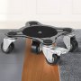 VEVOR Furniture Trolley, 158x158x65mm, max. load capacity 544kg, heavy-duty furniture transporter with 5x 360° swivel wheels, furniture lifting and pushing tool set for household appliances, sofa, refrigerator, washing machine