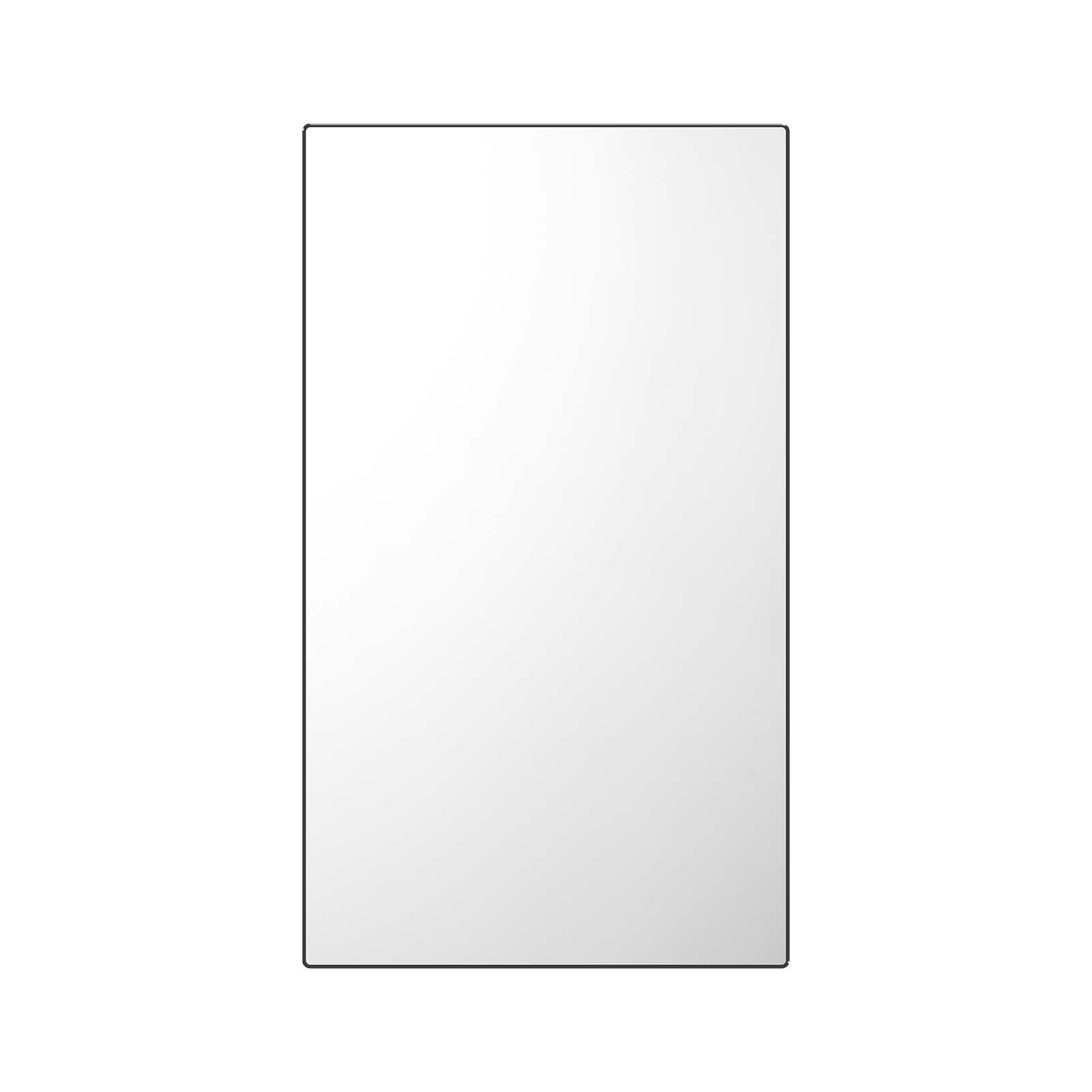 Szafka na leki z lustrem VEVOR (355 x 135 x 610 mm) do łazienki z podwójnym lustrem i regulowanymi szklanymi półkami, do zabudowy i montażu na ścianie, aluminiowa rama, szafka łazienkowa