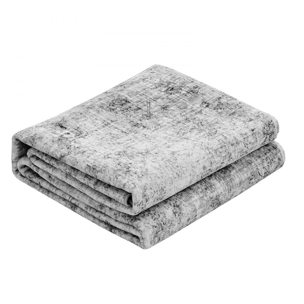 Dywan VEVOR, 1829 x 2743 mm, z krótkim włosiem, zmywalny, antypoślizgowy dywanik do salonu w stylu boho, do sypialni, salonu, pokoju dziecięcego, przedpokoju, szary