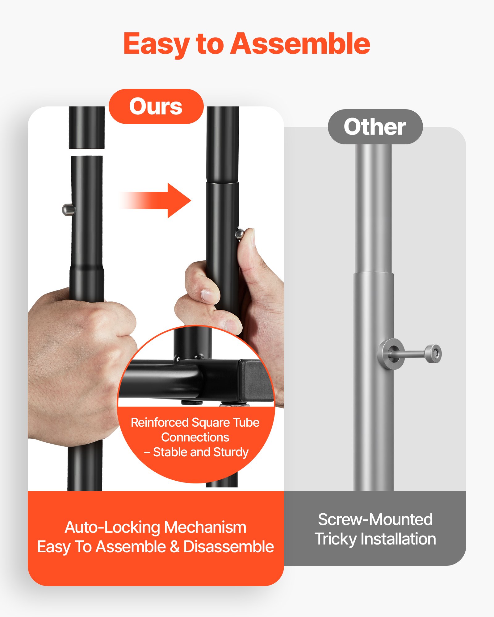 Wieszak na ubrania VEVOR na kółkach z drążkiem na ubrania i 3 półkami, nośność do 45 kg, solidny wieszak na ubrania ze stali węglowej do sypialni, pralni i salonu