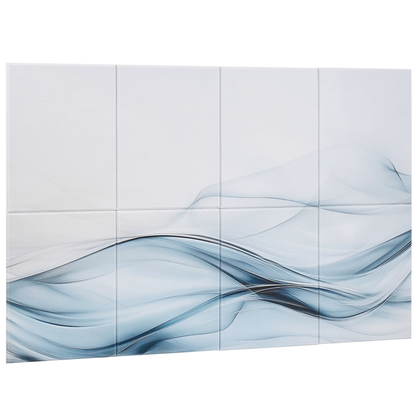 VEVOR 8-pak paneli akustycznych, 1200 x 800 x 10 mm, akustyczne panele ścienne, samoprzylepne, pochłaniające i tłumiące dźwięk panele do domu, biura, studia, pokoju zabaw, kina, z motywem jedwabiu