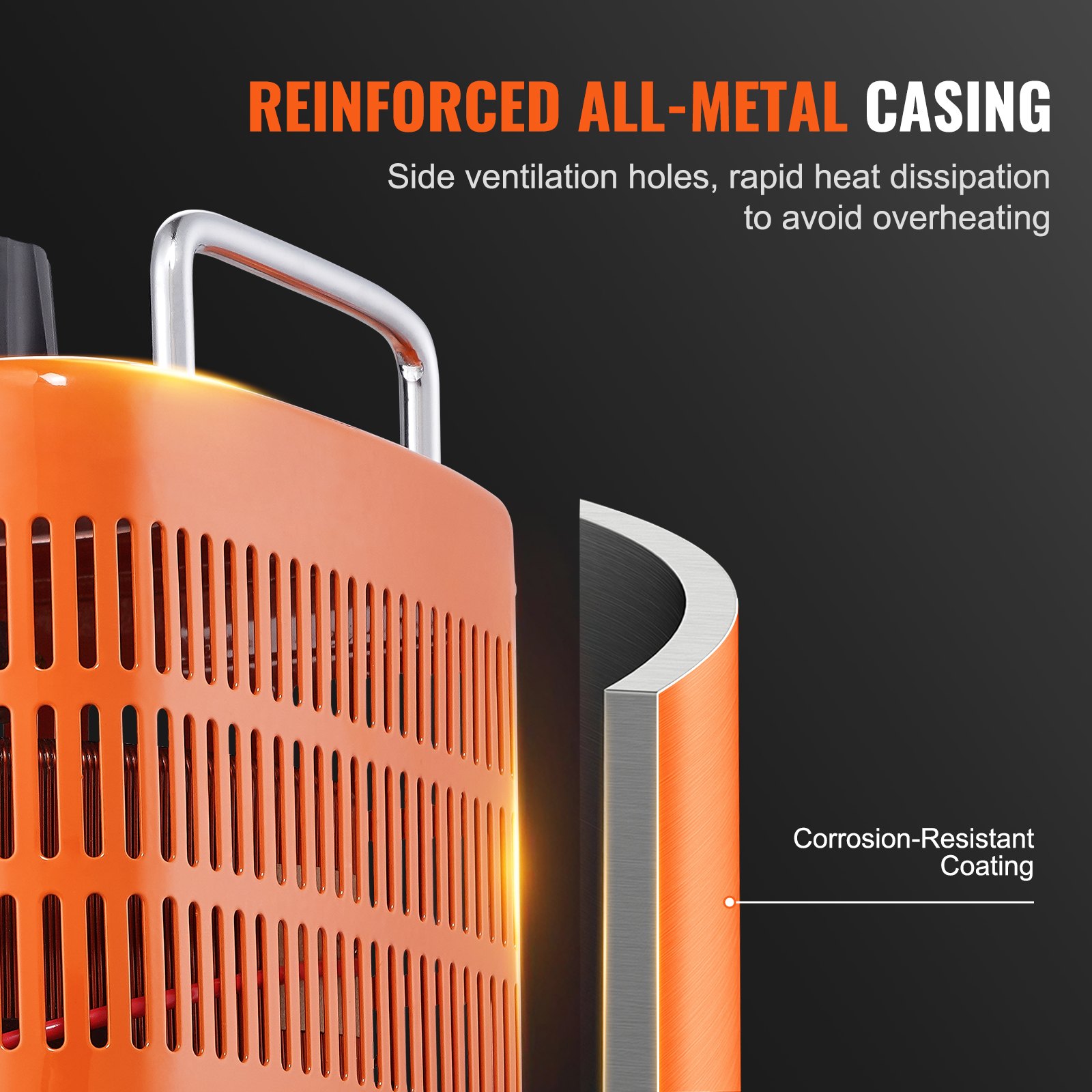 VEVOR Automatyczny transformator napięcia zmiennego 3000 VA, 10 A, wejście 230 V, wyjście 0-300 V, regulator napięcia prądu przemiennego, 4 bezpieczniki, wyłącznik termiczny do domu i biura