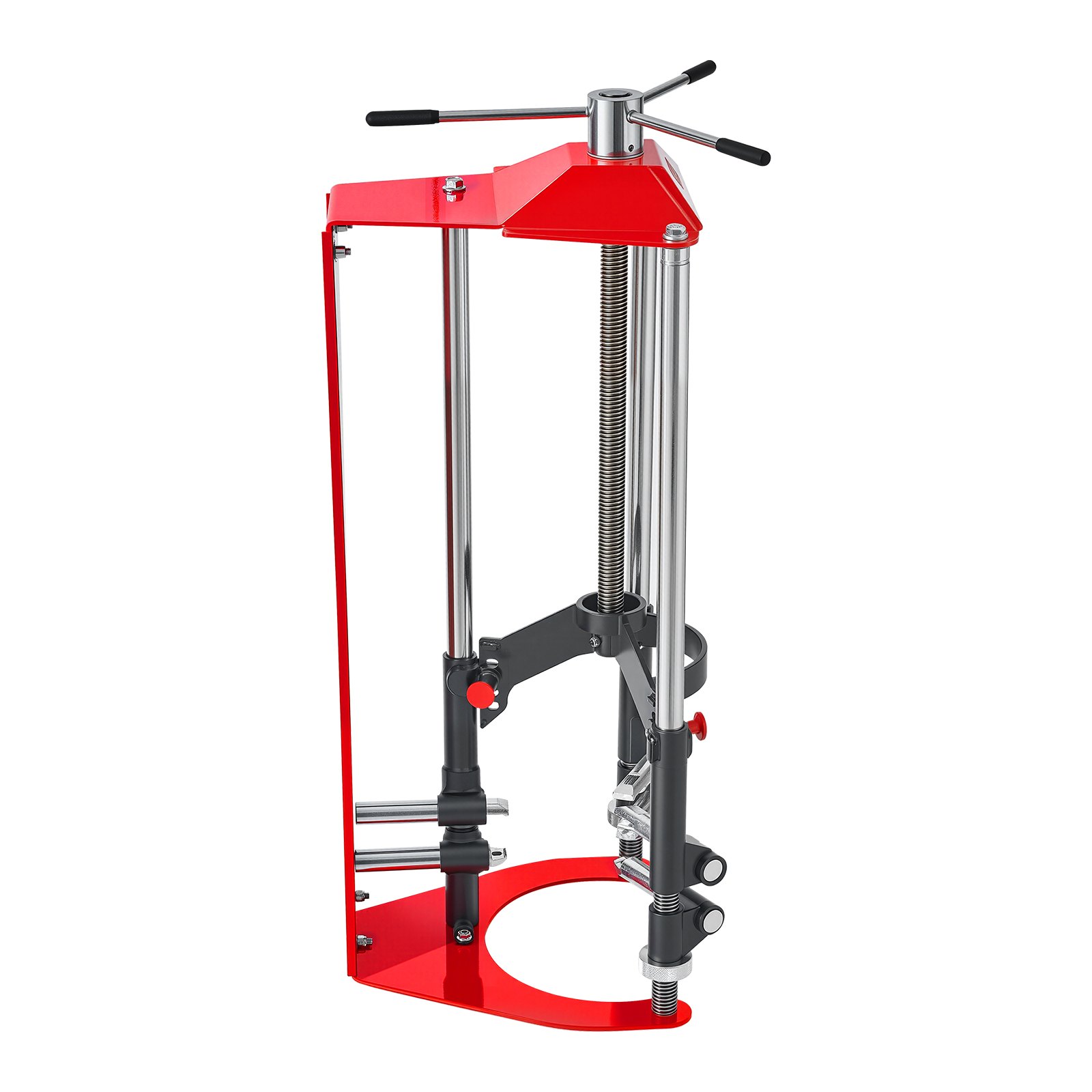 VEVOR strut compressor, 4-stage adjustment, strut compressor with versatile mounting options and multi-purpose hook for compressing coil springs up to 1360 kg, suitable for SUVs and trucks