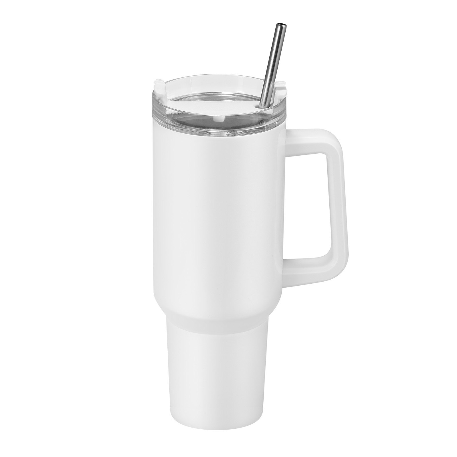 Kubki sublimacyjne VEVOR 8 szt. (1183 ml), kubki sublimacyjne ze stali nierdzewnej z pokrywkami, słomką i uchwytem, ​​izolowane, dwuścienne, gotowe do samodzielnego wykonania prezentów