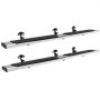 VEVOR Running Boards Compatible with 2009-2018 Dodge Ram 1500/2010-2023 Ram 2500/3500 (including 2019-2023 Classic) Crew Cab, 201 Stainless Steel Side Running Boards 227 kg, 152.4 mm, 2 Pieces