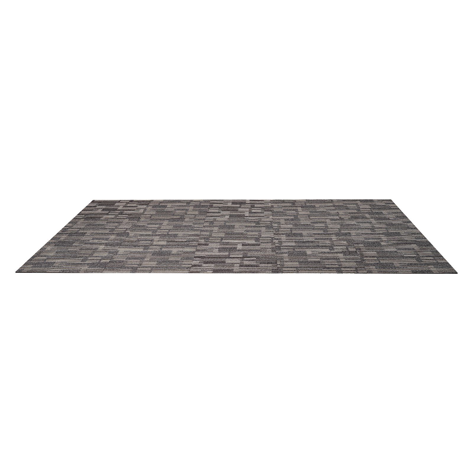 Płytki dywanowe VEVOR 609,6 x 609,6 x 6 mm, opakowanie 24 szt., modułowa wykładzina dywanowa o powierzchni 9 m², wykładzina dywanowa, łatwa wymiana DIY do salonu i biura, szaro-brązowa