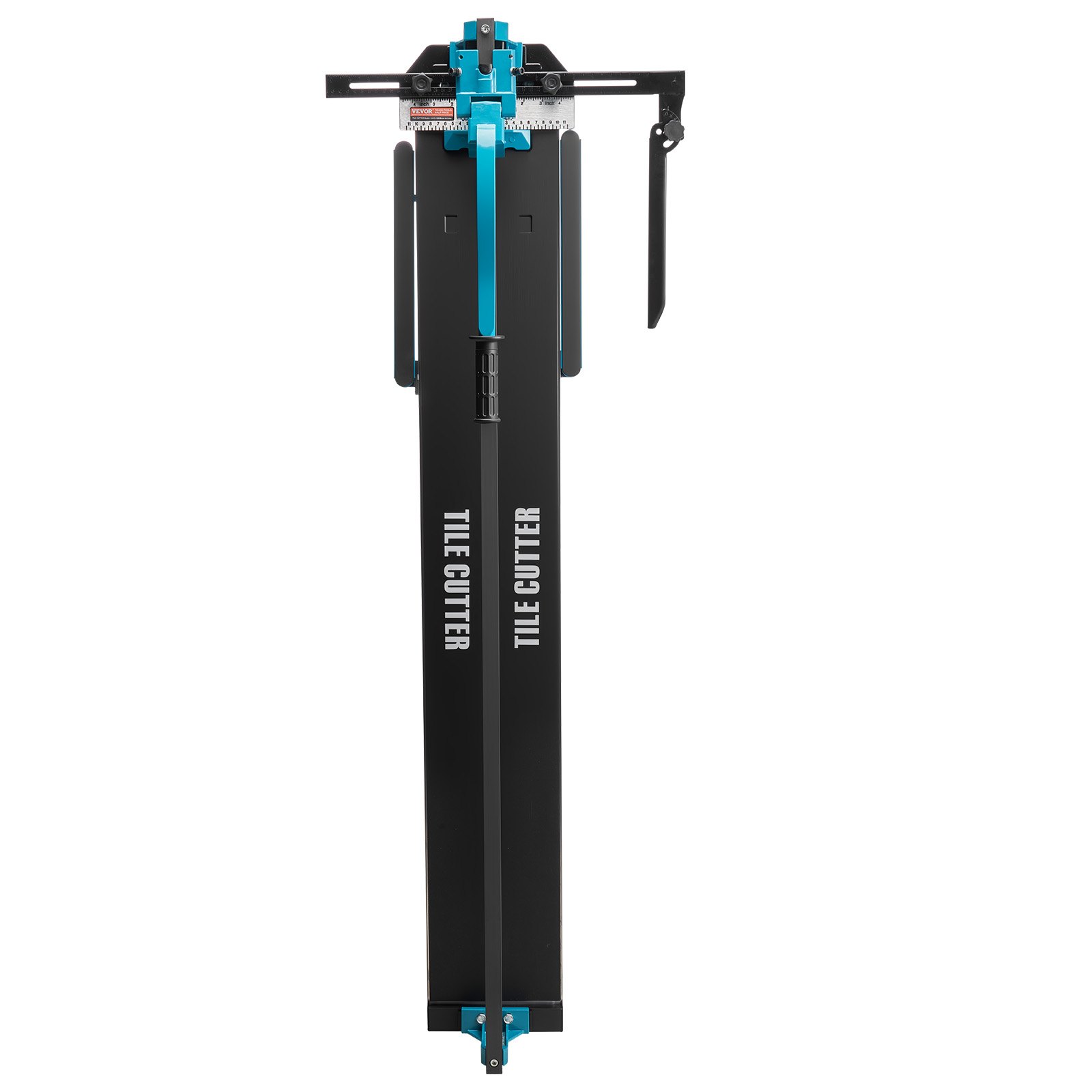 VEVOR tile cutter with a total cutting length of 1200 mm, cutting thickness 4-15 mm, minimum cutting width 25 mm. Tile cutting machine including extra cutting wheel. For tile laying and renovation projects.
