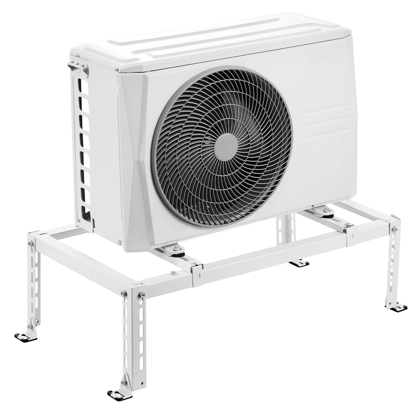 VEVOR Stojak podłogowy do klimatyzatora, antywibracyjny stojak typu mini split do klimatyzatorów bezkanałowych z pompą ciepła o mocy 9000–24000 BTU, uchwyt podstawy klimatyzatora do montażu na podłodze o maksymalnym udźwigu 250 kg