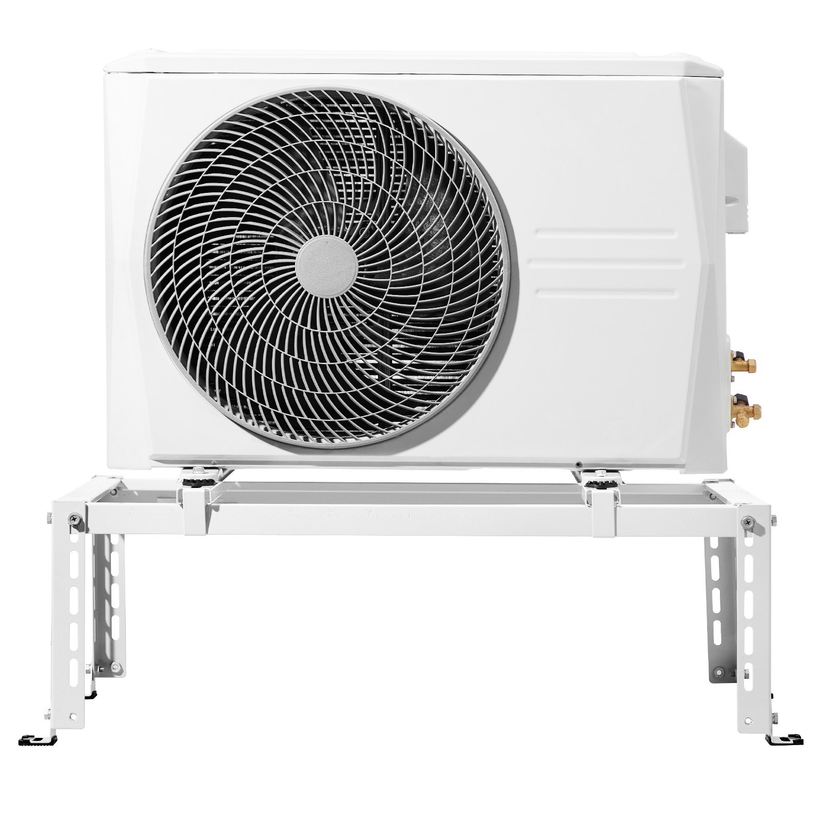 VEVOR Stojak podłogowy do klimatyzatora, antywibracyjny stojak typu mini split do klimatyzatorów bezkanałowych z pompą ciepła o mocy 9000–24000 BTU, uchwyt podstawy klimatyzatora do montażu na podłodze o maksymalnym udźwigu 250 kg