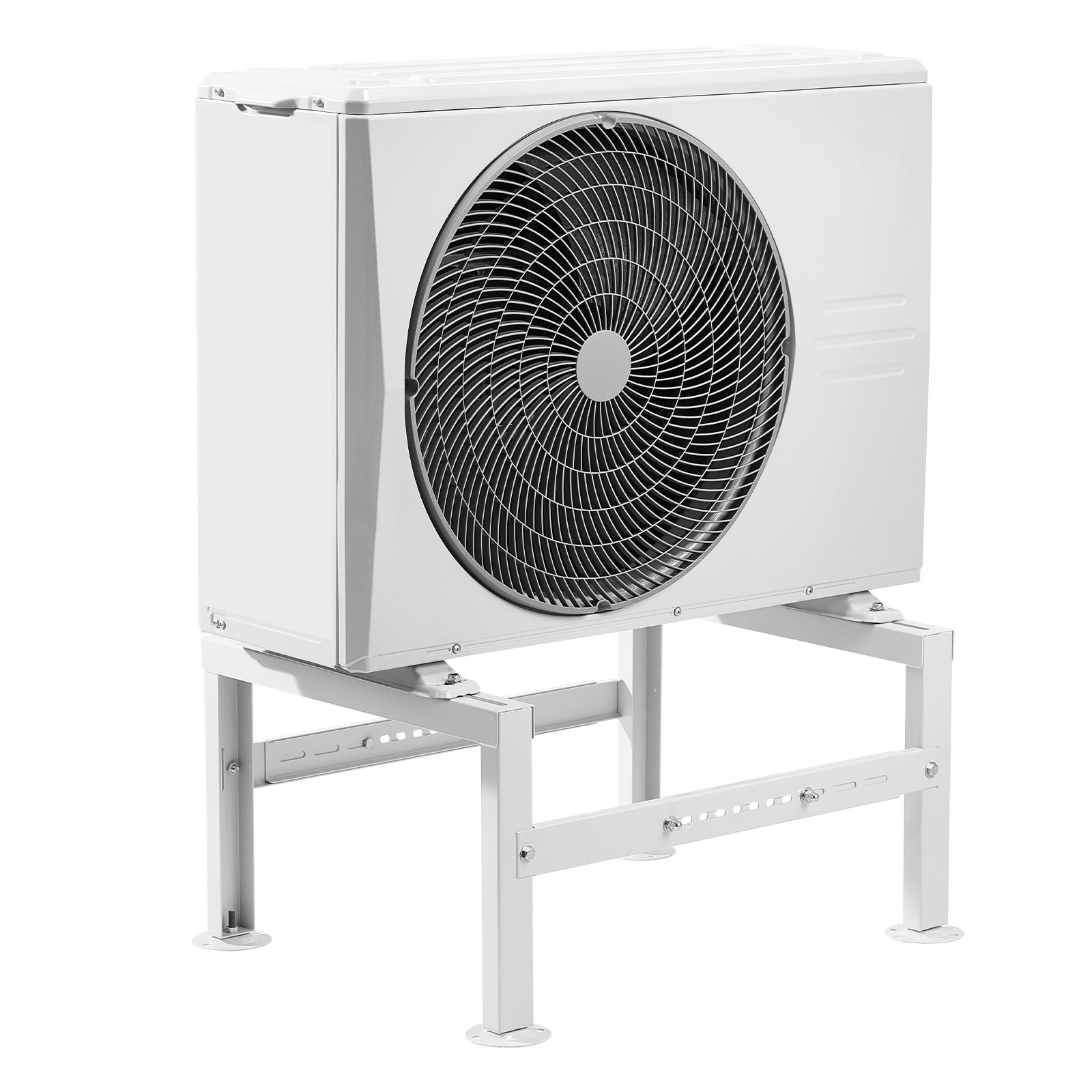 VEVOR Stojak podłogowy do klimatyzatora, antywibracyjny mini stojak dzielony do klimatyzatorów bezkanałowych z pompą ciepła o mocy 9000–60000 BTU, uchwyt podstawy klimatyzatora do montażu na podłodze o maksymalnym udźwigu 350 kg