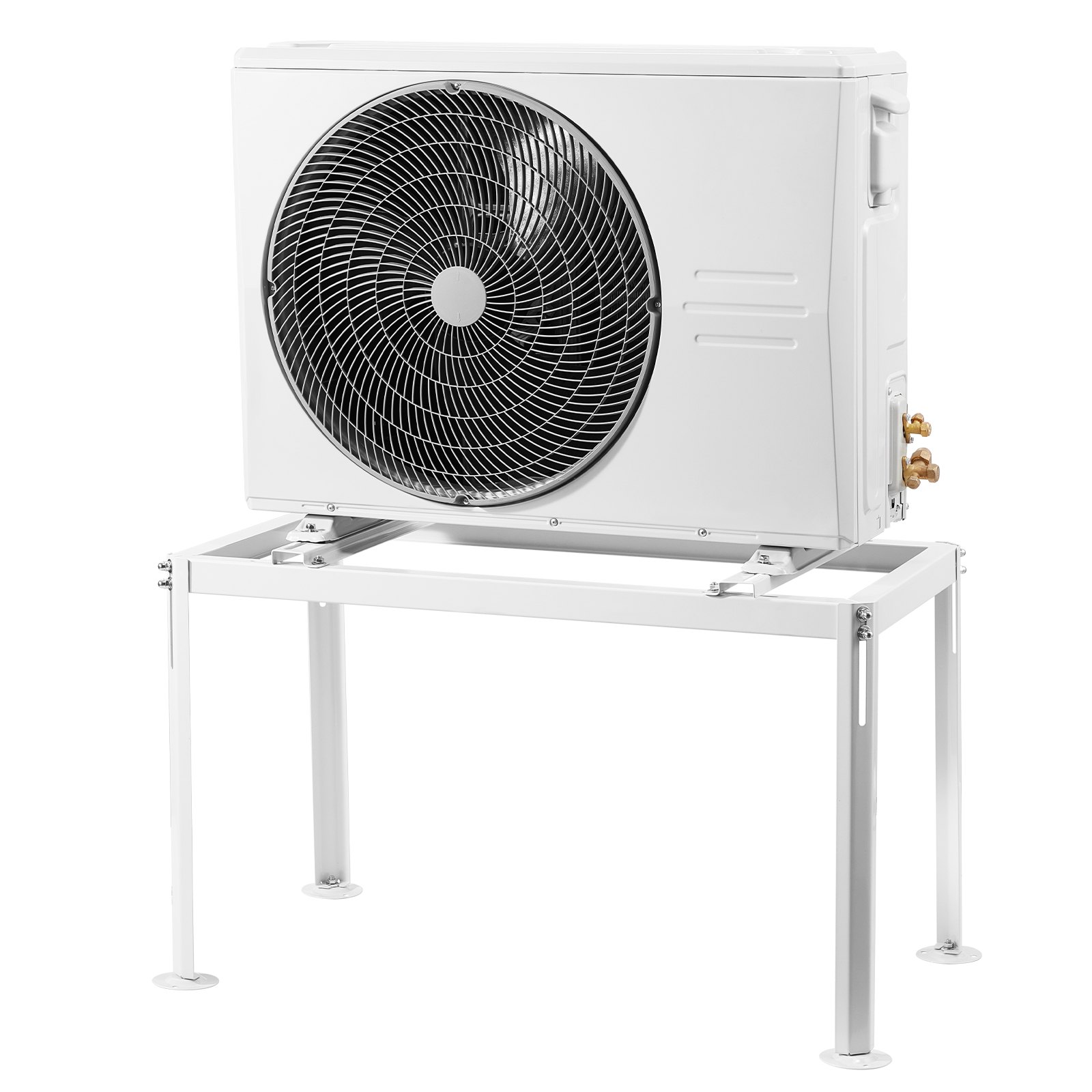 VEVOR Stojak podłogowy do klimatyzatora, antywibracyjny mini stojak dzielony do klimatyzatorów bezkanałowych z pompą ciepła o mocy 9000–36000 BTU, uchwyt podstawy klimatyzatora do montażu na podłodze o maksymalnym udźwigu 300 kg