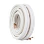 VEVOR 50FT Mini-Split Piping Kit, copper pipes with 1/4 inch and 1/2 inch outer diameter and triple insulation, for mini-split air conditioners, refrigerator or heat pump units and HVAC with