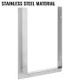 VEVOR Bull Outdoor Products 385x497x50 mm, 2,5 kg Rama wykończeniowa do grilla, stal nierdzewna, zewnętrzna rama wykończeniowa Rama do grilla zewnętrznego 309x457 mm do palników dwustronnych, niezbędna ochrona kuchni zewnętrznych