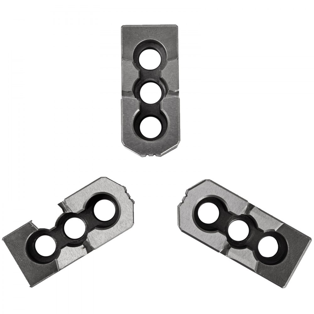 Szczęki tokarskie do 3-szczękowego uchwytu tokarskiego 20CrMnTi 6 cali 1,5 mm x 60 ° rozstaw otworów 20 mm