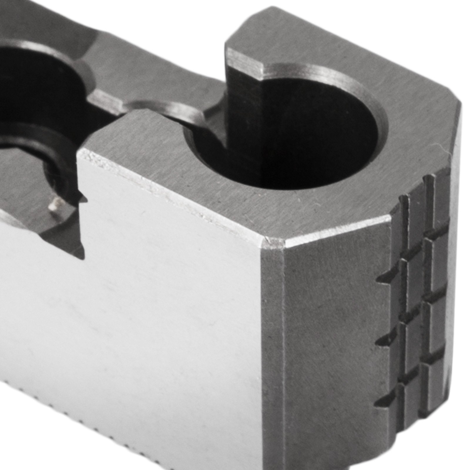 Szczęki tokarskie do 3-szczękowego uchwytu tokarskiego 20CrMnTi 6 cali 1,5 mm x 60 ° rozstaw otworów 20 mm