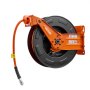 VEVOR Retractable Air Hose Reel, 15m x 9.5mm Hybrid Air Hose Max 300PSI, Auto Rewind Air-Compressor Hoses Reel with 1.52m Lead in, Ceiling/Wall Mount Heavy Duty Steel Double Arm