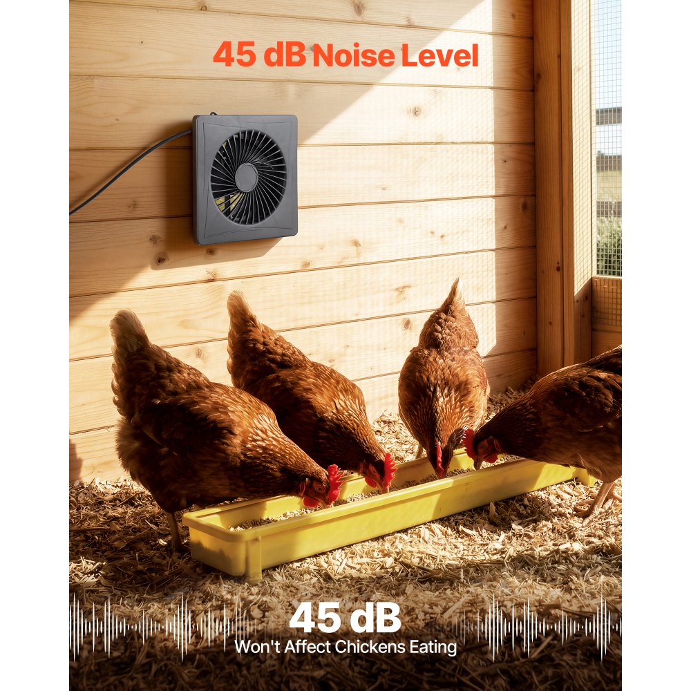 Wentylator solarny VEVOR 25 W, panel słoneczny 12 V z pojedynczym wentylatorem, maks. 2030 obr./min, przepływ powietrza 374 m³/h, wentylator wyciągowy zasilany energią słoneczną o prędkości 4,3 m/s do małych kurników i szklarni