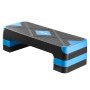 VEVOR Aerobic Stepper, Height-Adjustable Training Board (10.16-20.32 cm), Stepper Fitness with 250 kg Load Capacity, Non-Slip Surface Bench for Home Gym, Cardio Strength Training, Blue