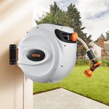 VEVOR wąż bębnowy 12mm x 40m wąż ścienny