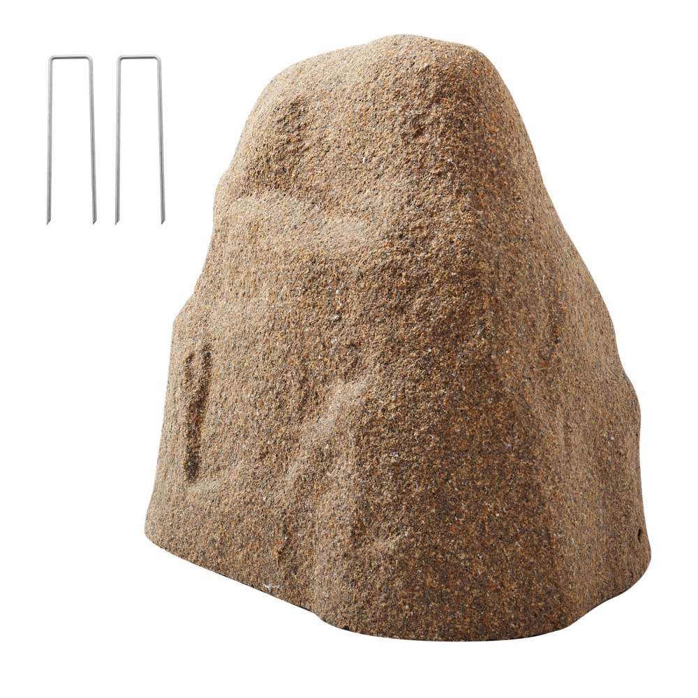 VEVOR Cover Rock, sztuczna skała do pokrycia na zewnątrz, skała ogrodowa, lekka i odporna na warunki atmosferyczne sztuczna skała do zagospodarowania terenu, dekoracja ogrodowa, domek Transformer, piaskowobrązowy, rozmiar S