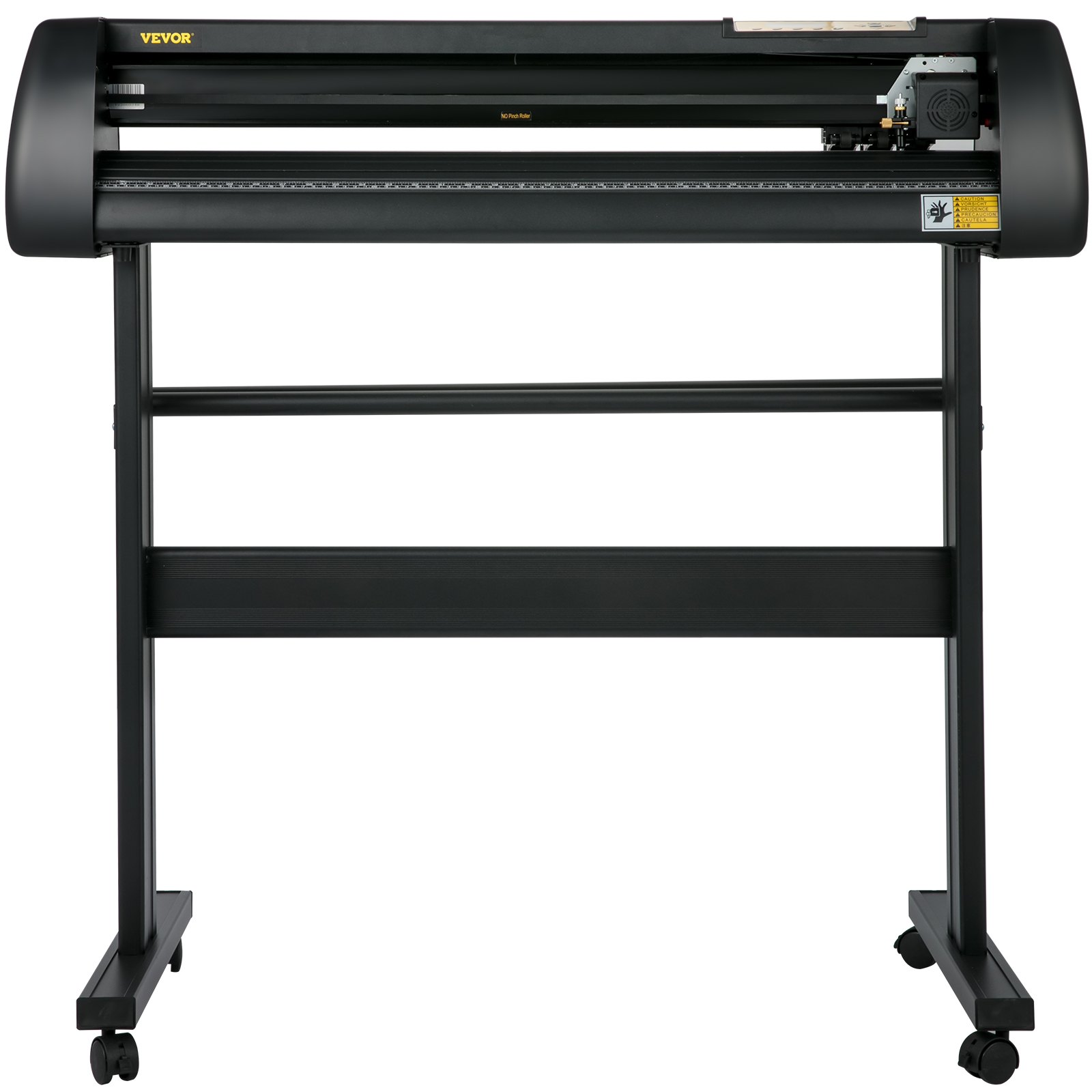 Maszyna do cięcia winylu VEVOR, ploter tnący z podajnikiem papieru 720 mm, drukarka winylowa z regulowaną siłą nacisku i prędkością, wyświetlacz LCD, zestaw do produkcji szyldów kompatybilny z systemem Windows
