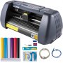 VEVOR Maszyna do Cięcia winylu, Drukarka Winylowa 375 mm, 16 MB Maksymalny Podajnik Papieru, 14-Calowa Drukarka Ploterowa z Regulowaną Siłą i Prędkością, Maszyna do Cięcia Winylu do Tworzenia Znaków