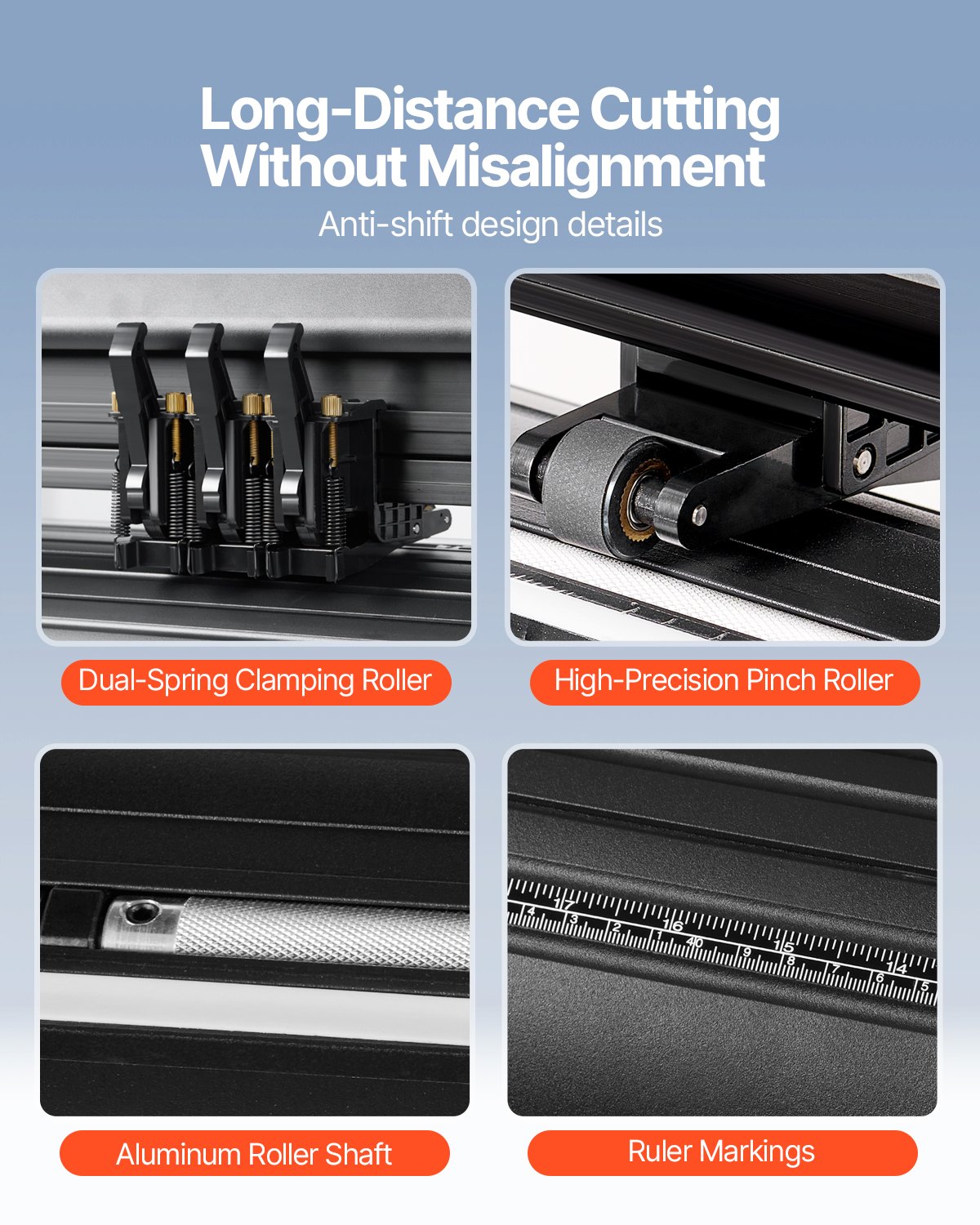 Maszyna tnąca VEVOR 135 cm³, półautomatyczna maszyna do cięcia winylu DIY, ręczne pozycjonowanie, cięcie znaków ze stojakiem podłogowym, oprogramowanie Signmaster