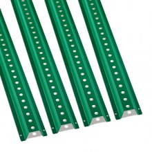 Oferty Słupki ogrodzeniowe VEVOR 8FT U-Channel, 4 sztuki w kolorze zielonym, wytrzymałe, z litej stali, słupki ogrodzeniowe U-Channel do ogr