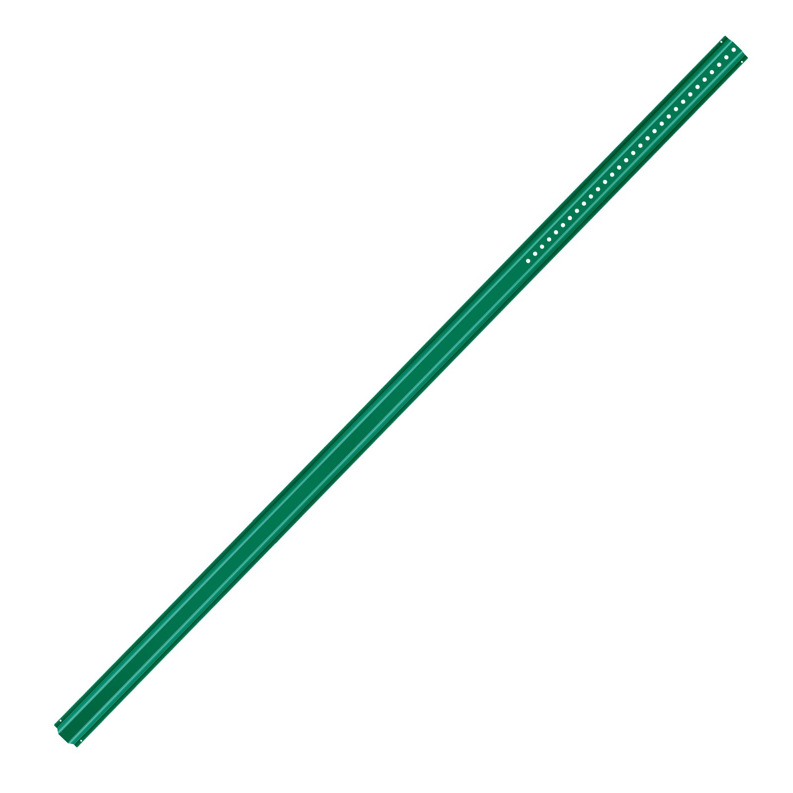 Słupki ogrodzeniowe VEVOR 8FT U-Channel, 4 sztuki w kolorze zielonym, wytrzymałe, z litej stali, słupki ogrodzeniowe U-Channel do ogrodu, na patio, do gospodarstwa lub na skrzyżowanie