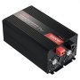 VEVOR Falownik 3500 W, 12 V DC do 230 V AC, falownik sinusoidalny, konwerter ładowarki samochodowej zasilanej energią słoneczną z wyświetlaczem LCD, pilotem, portem USB, 2 gniazdami AC, portem typu C