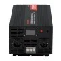 VEVOR Falownik 3500 W, 12 V DC do 230 V AC, falownik sinusoidalny, konwerter ładowarki samochodowej zasilanej energią słoneczną z wyświetlaczem LCD, pilotem, portem USB, 2 gniazdami AC, portem typu C