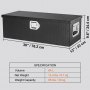 Skrzynia narzędziowa VEVOR 762 x 330 x 244 mm do skrzyni ładunkowej samochodu ciężarowego, zamykana, pojemność 64 l, skrzynia narzędziowa, udźwig 30 kg, organizer do skrzynek narzędziowych do kamperów, samochodów osobowych itp.