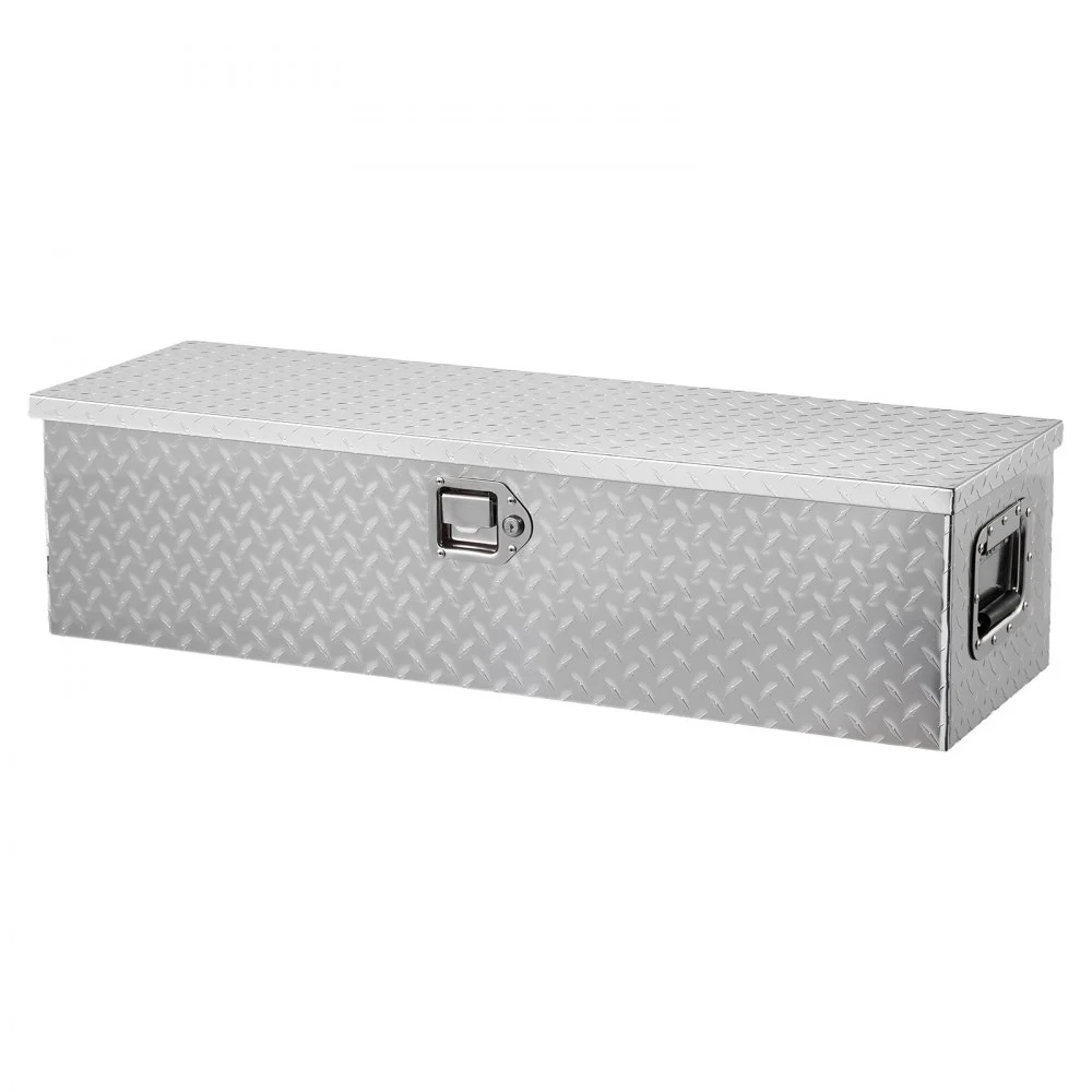 VEVOR 990 x 330 x 254 mm Skrzynia narzędziowa do przestrzeni załadunkowej ciężarówki, zamykana na klucz, 83 l Skrzynia narzędziowa do przechowywania, nośność 39 kg Organizer do skrzynki narzędziowej do kampera, samochodu itp.