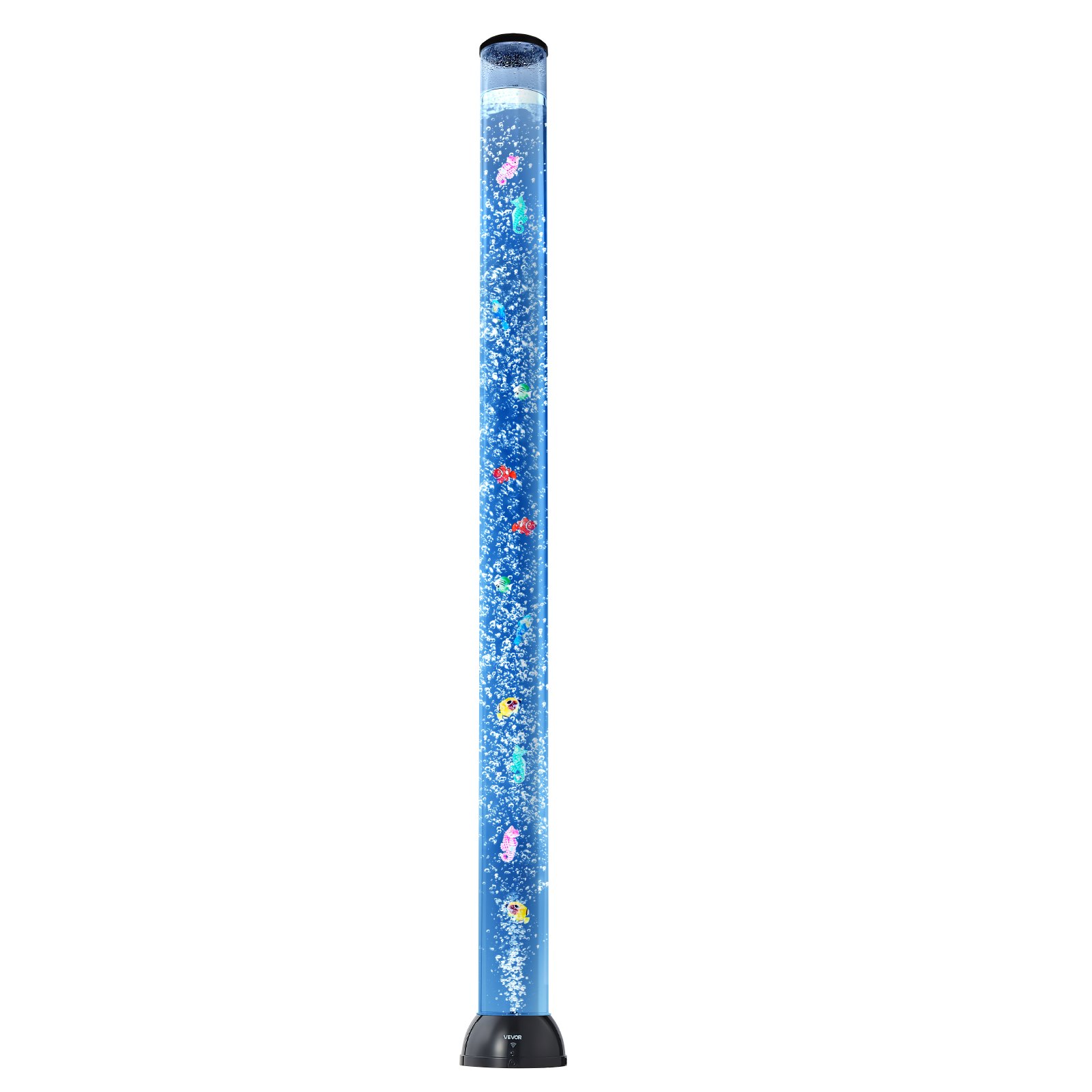VEVOR Lampa akwariowa 10x Lampa lawowa z rybkami, światło nastrojowe, 150 cm, 16 efektów kolorystycznych