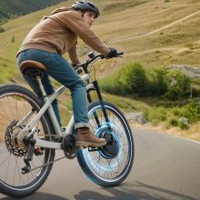 Zestaw do rowerów elektrycznych VEVOR Silnik elektryczny o mocy 1000 W Zestaw do konwersji roweru elektrycznego 420 obr./min φ650 mm