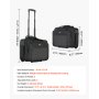 VEVOR Laptop Notebook Trolley Aktówka Torba na Notebooka 17,3 cala / 43,9 cm Czarny