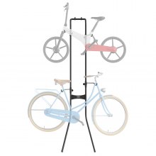 Stojak na rowery VEVOR 2, wolnostojący pionowy stojak na rowery o nośności do 90 funtów