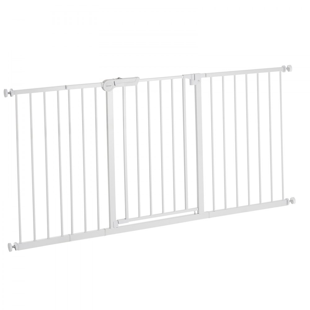 Bramka schodowa VEVOR Baby Gate z regulowaną szerokością (154-161 cm), bramka schodowa dla bezpieczeństwa dzieci i zwierząt, otwierana jedną ręką, do schodów i drzwi, czarna