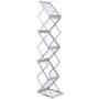 'VEVOR Literature Stand, 6 Pockets, Pop-Up Aluminum Magazine Stand, Lightweight Catalog Holder, Stand with Carrying Bag for Living Room, Hotel, Trade Fair, Exhibition, Office'