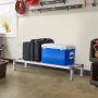 VEVOR Aluminiowy regał magazynowy, 48 x 14 cali, komercyjna półka podłogowa na żywność, 8 cali nad ziemią, nośność 1000 funtów, w pełni spawany aluminiowy regał magazynowy, do przechowywania w restauracjach, kuchniach, garażach i pojazdach