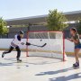 VEVOR Street Hockey Goal, Heavy-Duty Steel Street + Roller Hockey Nets, Durable Hockey Net for Indoor & Outdoor Use, Lightweight Portable Training, Easy Assembly for Backyard Park Garage, 183x122 cm