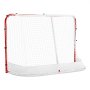 VEVOR Street Hockey Goal, Heavy-Duty Steel Street + Roller Hockey Nets, Durable Hockey Net for Indoor & Outdoor Use, Lightweight Portable Training, Easy Assembly for Backyard Park Garage, 183x122 cm