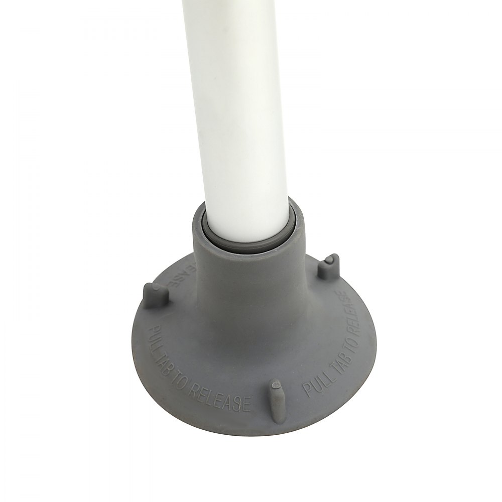 VEVOR Podnośnik do toalety, podłokietnik podwyższający deskę sedesową, 45-55 cm / 67-77 cm, regulowany, nośność 136 kg, solidny uchwyt do toalety, podnoszący deskę sedesową, uchwyt do toalety